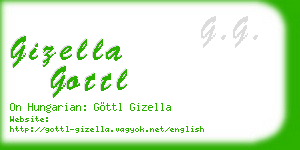 gizella gottl business card